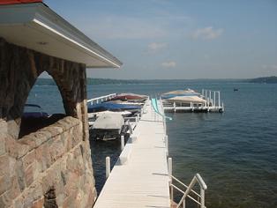 Lake Geneva Club Boathouse and Pier